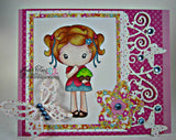CC Designs Kiki La Rue *RETIRED* "Cupcake Kiki" Rubber Stamp