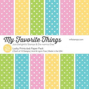 My Favorite Things "Lucky Prints" 6" x 6" Paper Pad