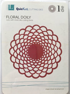 Lifestyle Crafts/QuicKutz "Floral Doily" 4" x 4" Cutting Die