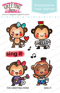 The Greeting Farm "Sing It" Clear Stamp