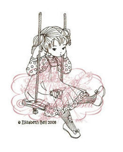 Elphine House Australia Elisabeth Bell "Rope Swing" Clear Stamp