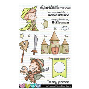 CC Designs "Adventure Prince" Clear Stamp