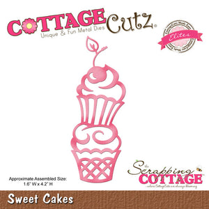 Cottage Cutz Elites "Sweet Cakes" Cutting Die