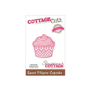 Cottage Cutz Elites "Sweet Filigree Cupcake" Die