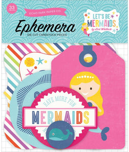 Echo Park Paper "Let's Be Mermaids" Ephemera