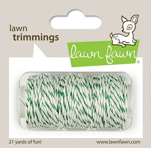 Lawn Fawn "Green Sparkle" Lawn Trimmings Hemp Cord