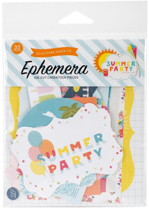 Echo Park Paper "Summer Party" Ephemera