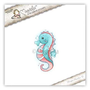 Magnolia Stamps Bon Voyage "Sea Horse" Rubber Stamp