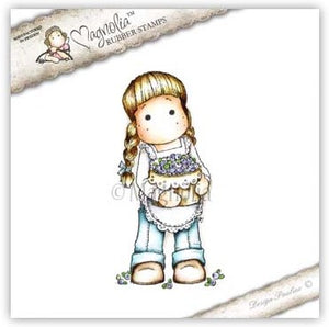 Magnolia Stamps A Little Yummy For Your Tummy "Blueberry Tilda" Rubber Stamp