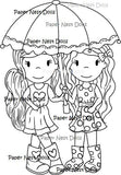 Paper Nest Dolls "Friendship Umbrella" Rubber Stamp