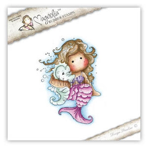 Magnolia Stamps Summer Memories "Pearl Tilda" Rubber Stamp