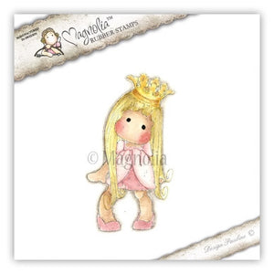 Magnolia Stamps Once Upon A Time "Princess Tilda W/ Curl" Rubber Stamp