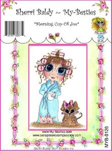 Sherri Baldy My Besties "Morning Cup Of Joe" Clear Stamp