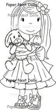 Paper Nest Dolls "Some Bunny Loves You" Rubber Stamp