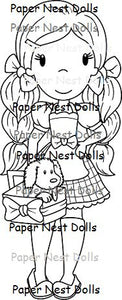 Paper Nest Dolls "Avery in Oz" Rubber Stamp