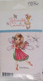 LDRS Creative Saturated Canary "Fairy Wishes" Unmounted Rubber Stamp