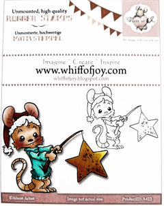Whiff of Joy "Henry Christmas Star" Unmounted Rubber Stamp