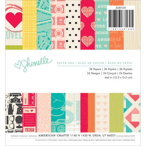 American Crafts "Shimelle" 6" x 6" Paper Pad