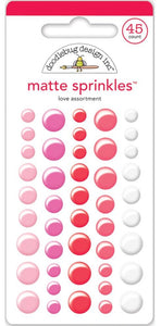Doodlebug Design Sweet Things "Love Assortment" Matte Sprinkles