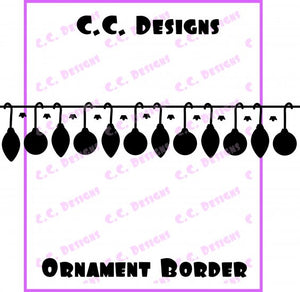 CC Designs "Ornament Border" Metal Die