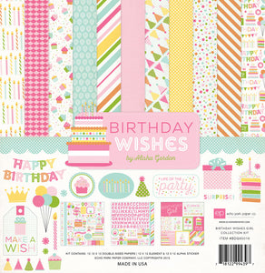 Echo Park Paper "Birthday Wishes: Girl" 12" x 12" Collection Kit