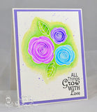 Kraftin Kimmie RETIRED "Buds and Blooms" Clear Stamp