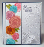 Kraftin Kimmie RETIRED "Buds and Blooms" Clear Stamp