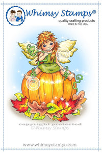 Whimsy Stamps/C. Armstrong "Pum Kinnie Fairy" Rubber Stamp
