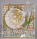 Whimsy Stamps/C. Armstrong "Snowflake Fairy Princess" Rubber Stamp