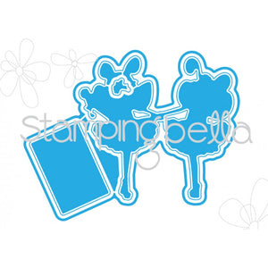 Stamping Bella Tiny Townie "Fairy Best Friends" Cut It Out Die