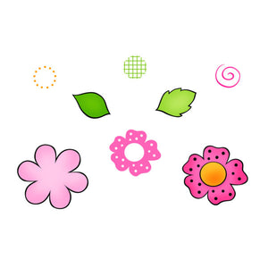 DeNami Designs "Whimsical Garden Set" Cling Rubber Stamp Set