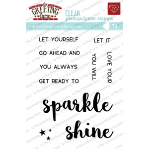 The Greeting Farm "Sparkle & Shine" Clear Stamp