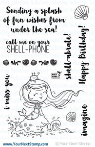 Your Next Stamp "Little Darling Mermaid" Clear Stamp
