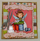 Paper Nest Dolls "Sewing Fairy Sophie" Rubber Stamp