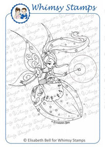 Whimsy Stamps/Little Cottage Cuties "Sugarplum Faery" Rubber Stamp