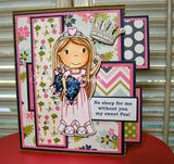 Paper Nest Dolls "Princess Sweet Pea" Rubber Stamp