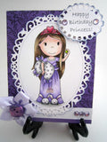 Paper Nest Dolls "Princess Sweet Pea" Rubber Stamp