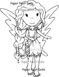 Paper Nest Dolls "Fairy Amara" Rubber Stamp