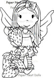 Paper Nest Dolls "Strawberry Fairy" Rubber Stamp