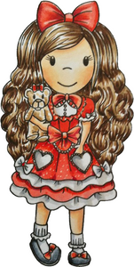 Paper Nest Dolls "Fashion Doll Sweet" Rubber Stamp