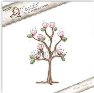 Magnolia Stamps Happy Easter Collection "Magnolia Tree" Rubber Stamp