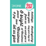 Avery Elle "Holiday Fill-In the Blank" Clear Stamp