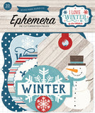 Echo Park Paper "I Love Winter" Ephemera
