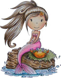 Paper Nest Dolls "Zodiac Cancer" Rubber Stamp