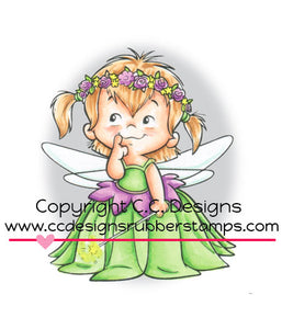 CC Designs Roberto's Rascals "Fairy Twila" Rubber Stamp