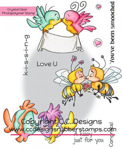 CC Designs Roberto's Rascals "Kissy Smoochie" Clear Stamp