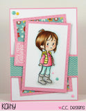 CC Designs Roberto's Rascals "4 Seasons Girls" Clear Stamp