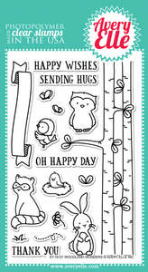 Avery Elle "Woodland Wonders" Clear Stamp