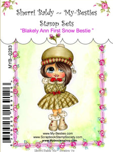 Sherri Baldy My Besties "Blakely Ann First Snow" Clear Stamp