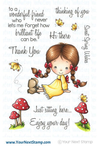 Your Next Stamp "Sweet Spring Jessica" Clear Stamp